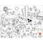 Set Complet pentru Desen cu Plansa Refolosibila din Silicon Ferma Prince Lionheart 0407