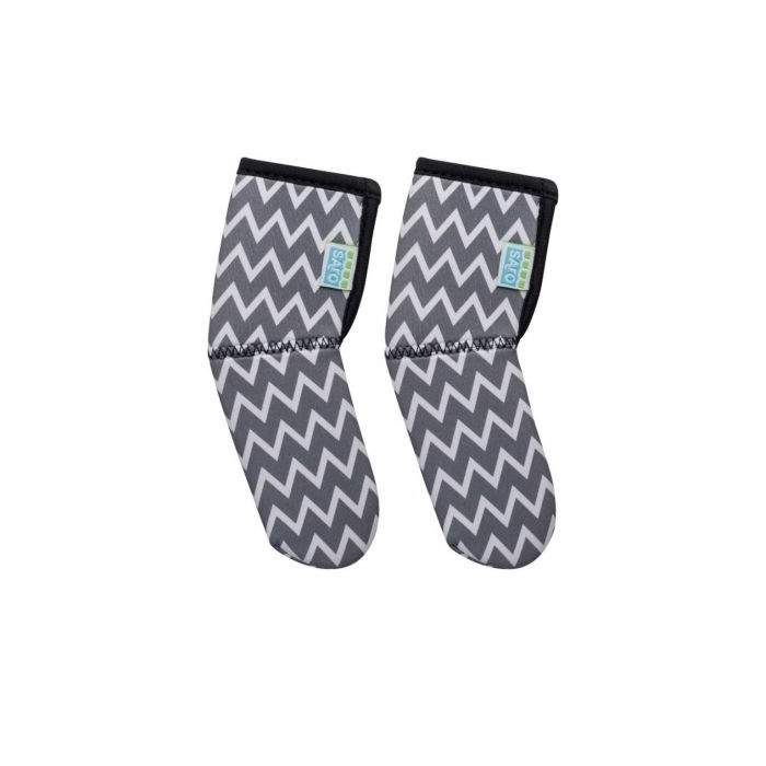 Set Protectii Neopren pentru Manere Carucior Gri Saro Baby