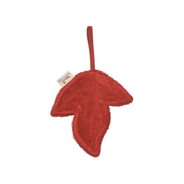 Textil din bambus pentru dentitie cu agatatoare suzeta Frunza Rosewood 11247 TM-TUT04-532