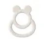 Jucarie dentitie cauciuc natural Soft Ears Alb Saro Baby