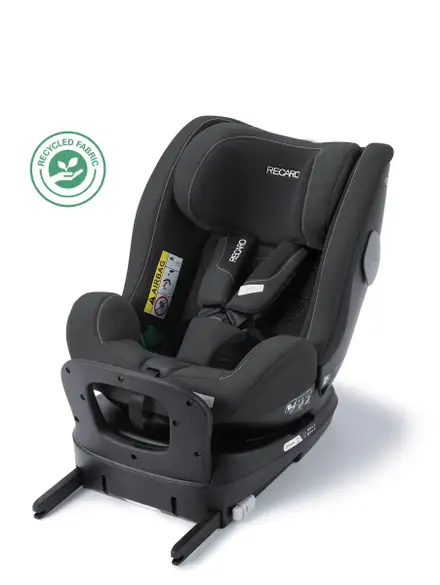 Scaun Auto i-Size 3 luni - 7 ani Salia 125 Kid Exclusive Fibre Black Negru