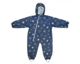 Combinezon Impermeabil Fleece Navy Stars 6-12 luni