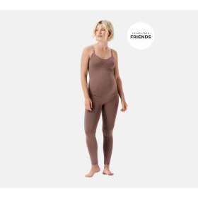 Colanti fara cusaturi pentru gravide Cara Sensil Breeze Deep Taupe XL/XXL Lola&Lykke