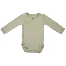 Body cu Maneca Lunga, din Bambus Whisper Green 50-56