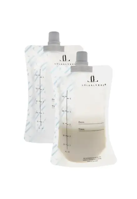Pungi pentru Stocarea Laptelui Matern Lola&Lykke® (30 buc) Transparent