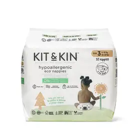 Scutece Hipoalergenice Eco Kit&Kin, Marimea 3, 6-10 kg , 32 buc