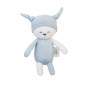 Papusa Textila din Bumbac Organic Bleu Saro Baby