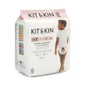 Scutece Hipoalergenice Eco Kit&Kin, Marimea 7, 17kg+, 22 buc