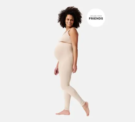 Colanti fara cusaturi pentru gravide Cara Sensil Breeze Moonlight M/L Lola&Lykke Crem