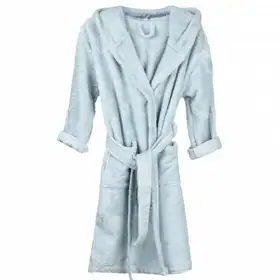 Halat de Baie Frotir din Bambus pentru Copii 8-10 ani Sea Blue 