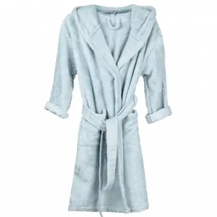 Halat de Baie Frotir din Bambus pentru Copii 4-6 ani Sea Blue Albastru