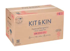Scutece Hipoalergenice Eco Kit&Kin, Marimea 6, 14 kg+, 96 buc