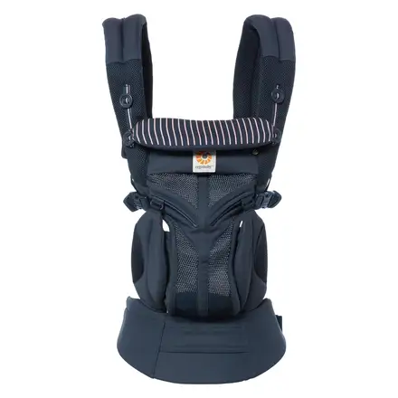 Marsupiu Omni 360 Cool Air Mesh Pink Stripes, pana la 20 KG Bleumarin