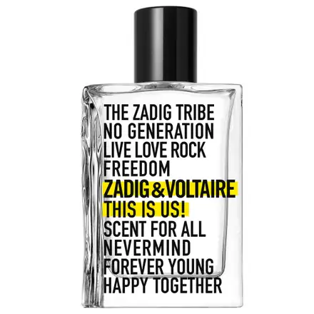 Zadig & Voltaire, This Is Us!, Apa de Toaleta Unisex, 30 ml 