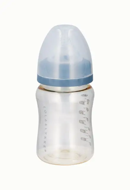 Biberon NaturalFlow 3 luni+ Transparent