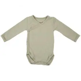 Body cu Maneca Lunga, din Bambus Whisper Green 50-56