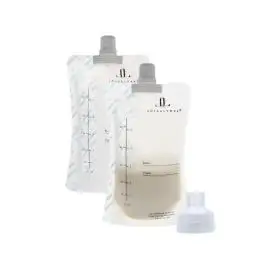 Pungi pentru Stocarea Laptelui Matern Lola&Lykke® (10 buc) 150 ml, cu Adaptor Inclus