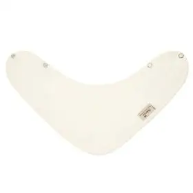 Baveta Textila Tip Bandana din Bambus Daisy White Baveta Textila Tip Bandana din Bambus Daisy White