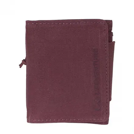 Portofel Compact Tri-fold cu Protectie RFID Grena Mov