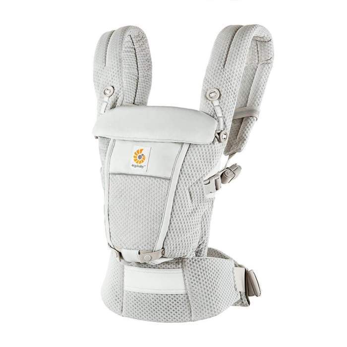 Marsupiu Adapt Soft Flex Mesh Pearl Grey Ergobaby BCASFMGRY