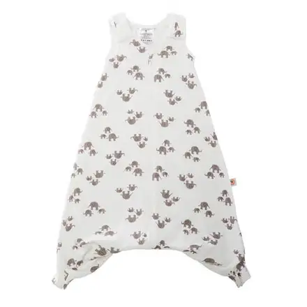 Sac de Dormit 2 in 1 Elefant 18-36 luni, 2.5 TOG Alb