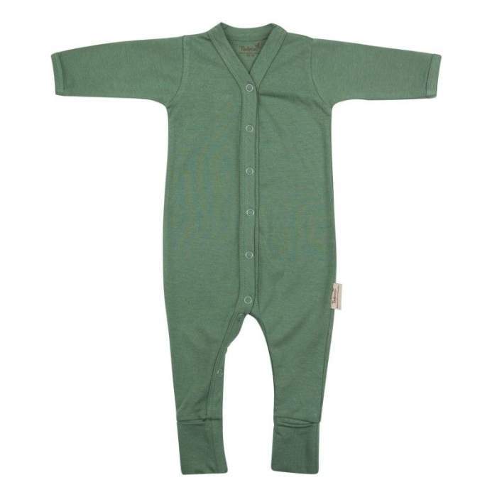 Salopeta de Corp cu Maneca Lunga, din Bambus Aspen Green 74-80 Timboo TM-BLS74-530