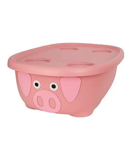 Set caserole hrana cu capac Bentomals To Go Purcelus Roz