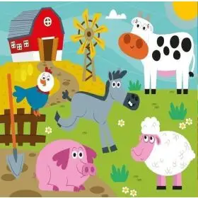 Set Puzzle de Baie Prince Lionheart Zoo/Farm
