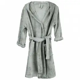 Halat de Baie Frotir din Bambus pentru Copii 8-10 ani Whisper Green