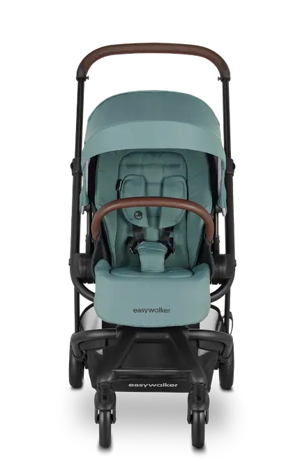 Carucior Charley Forest Green Roti Negre Negru