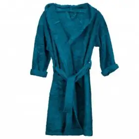 Halat de Baie Frotir din Bambus pentru Copii 8-10 ani Deep Lake 