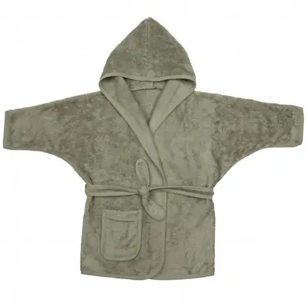 Halat de Baie Frotir din Bambus pentru Copii 2-4 ani Whisper Green Verde