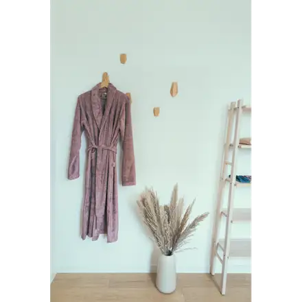 Halat de Baie Frotir din Bambus pentru Adulti S Mellow Mauve Maro