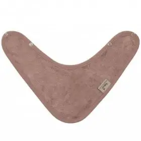 Baveta Textila Tip Bandana din Bambus Mellow Mauve
