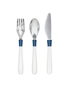 Set 3 Tacamuri Mari pentru Copii Navy Albastru