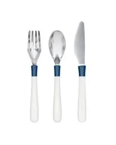 Set 3 Tacamuri Mari pentru Copii Navy Albastru