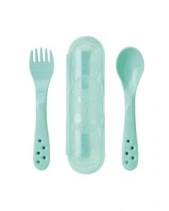 Set Tacamuri Copii cu Suport de Depozitare Mint Verde
