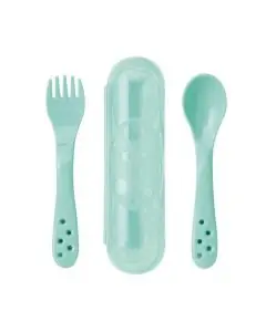 Set Tacamuri Copii cu Suport de Depozitare Mint Verde