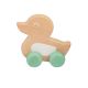 Jucarie naturala Ducky Teether Verde