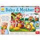Set 6 Puzzle Baby & Mother 2 piese
