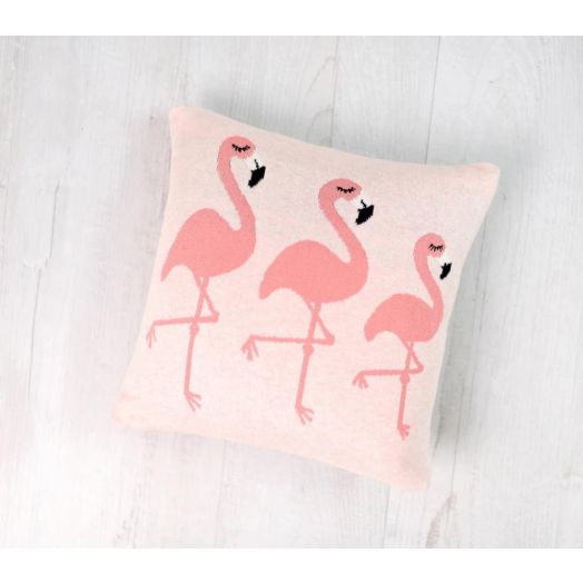 Perna Decor Bumbac Flamingo Roz Roz