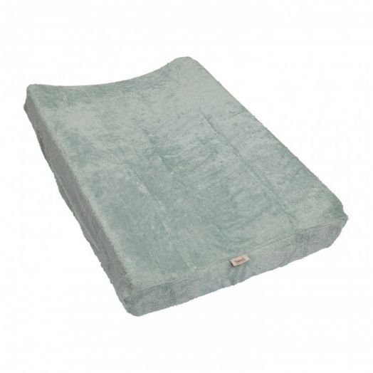 Husa textila bambus pentru salteluta schimbat scutece Sea Blue Bleu