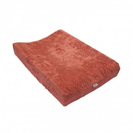 Husa textila bambus pentru salteluta schimbat scutece Apricot Blush Roz