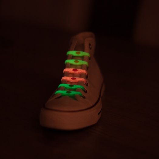  SH0583 Sireturi Elastice Glow in the Dark 14 buc Shoeps Multicolor