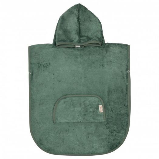 Poncho Copii din Bambus Aspen Green Verde