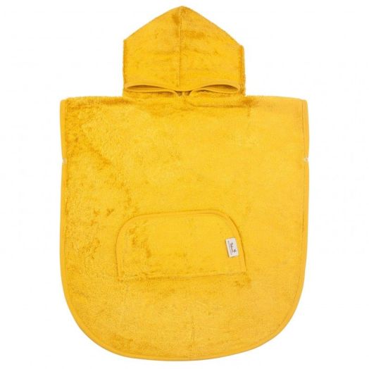 Poncho Copii din Bambus Ocru Ocru