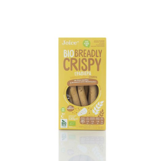  2102015 Grisine BIO Crispy cu Branza Graviera 120g Joice Food 