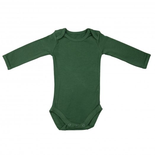Body cu Maneca Lunga, din Bambus Aspen Green 86-92 Verde