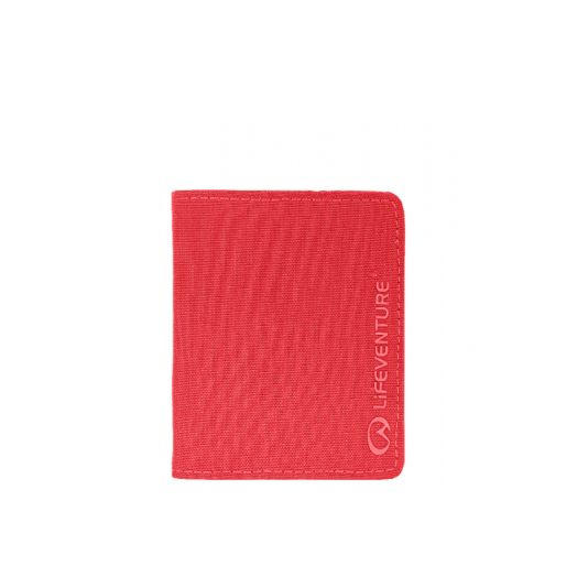 Portofel Compact Tri-fold cu Protectie RFID Raspberry Rosu