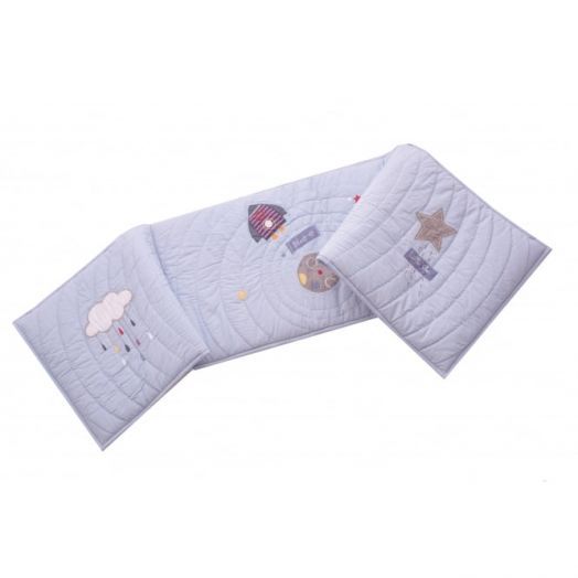 Protectie laterala pentru patut Far Away Universe Lila